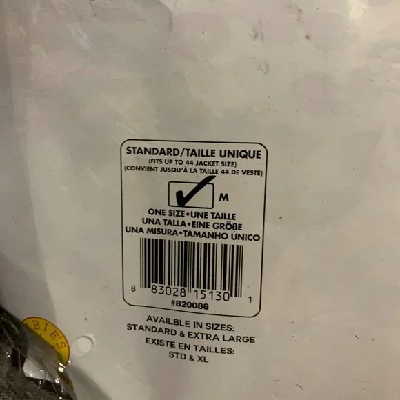 Zoolander No.2 Hansel Adult Costume Size M New Rubie's New Old Stock - Picture 4 of 8